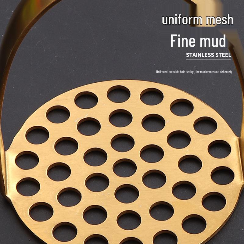 304 Stainless Steel Multifunctional Potato and Pumpkin Masher for Baby Food