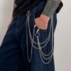 Ingemark 3Pcs/Set Hip Hop Multilayer Metal Keychain Waist Belts Chain for Women Men Punk Trousers Pants Chain Street Jewelry