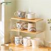 Two-Tier Desktop Storage Organizer Shelf