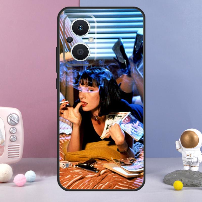 Pulp Fiction Movie Poster Funda For OPPO Reno 12 F 11F 13F 14F 10 11 13 14 Pro 7 8 Lite OPPO Find X9 X6 X5 X8 Pro Case