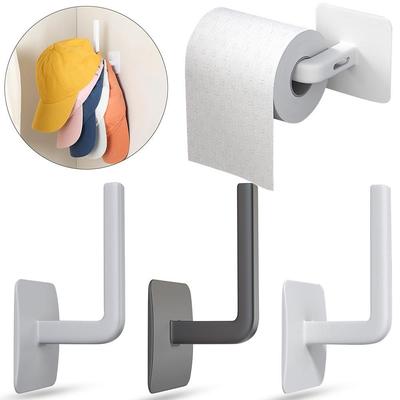 Waterproof Hat Rack for Baseball Caps Adhesive Hat Hook for Wall Cap Hanger Storage Organizer No Drilling Hat Holder Door Closet