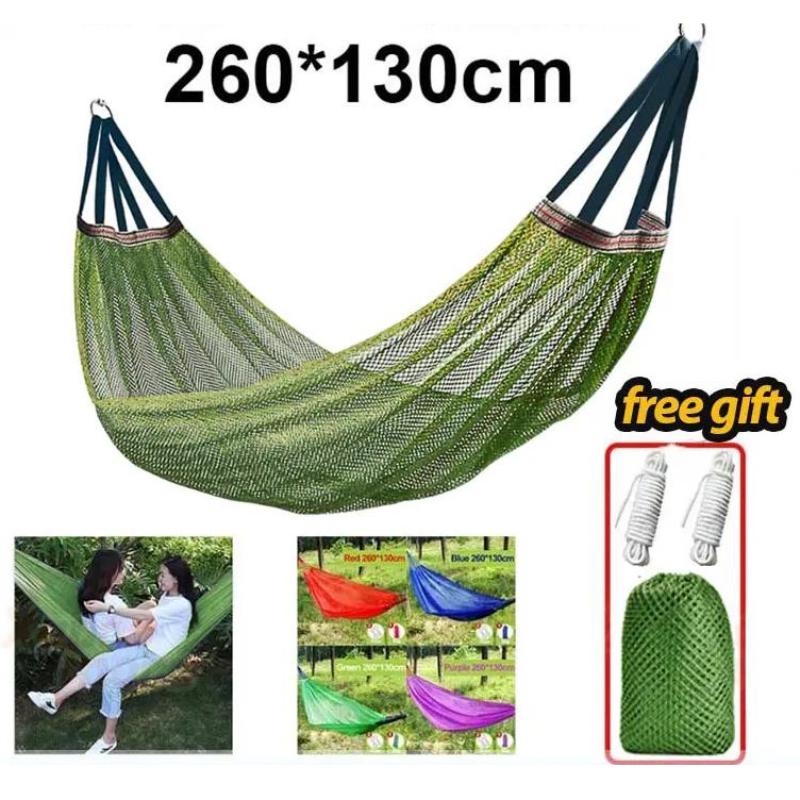 Travel Hammock With Storage Bag Ice Silk Hammock Duyan Camping Hiking Outdoor Foldable Hammock
