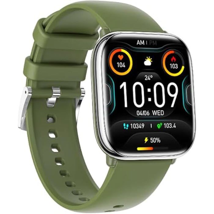 Smartwatch - myphone - watch pastel greenwood - batterie 230 mah - autonomie 7 jours - écran amoled 1,75 pouces