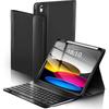 iPad A16 11-inch Protective Case with Wireless Backlit Bluetooth Keyboard & Pen Slot for 10.9 Gen
