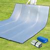 SCIVEI Leisure Silver Thick Aluminum Picnic Camping Mat Inside X Heat Shield Heat Cold Disaster Storage Bag Cherry Blossom Sports Sleeping In the