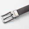 Pin Buckle Belt Rotatable At The Tail Two-sided Trousers Belt Two-layer Cowhide Genuine Leather Youth