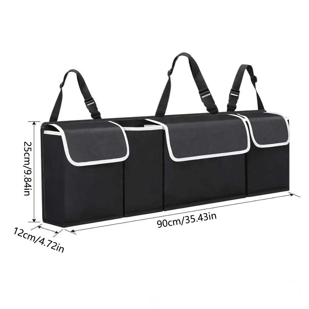 High Capacity Car Trunk Organizer Multi-use Car Seat Back Organizers  For SUV Truck MPV