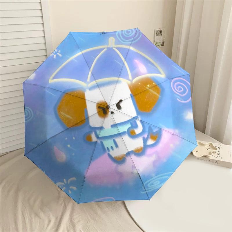 

Cute Dog Umbrella - Auto-Opening & Closing, Outdoor Protection, Lightweight and Durable Travel Accessory, Perfect Gift for Animal Lovers 140
