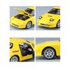 1/32 Mazda RX7 Initial D Miniature Diecast RX-7 Toy Car Model Sound & Light Doors Openable Collection Gift for Children Boy Kid