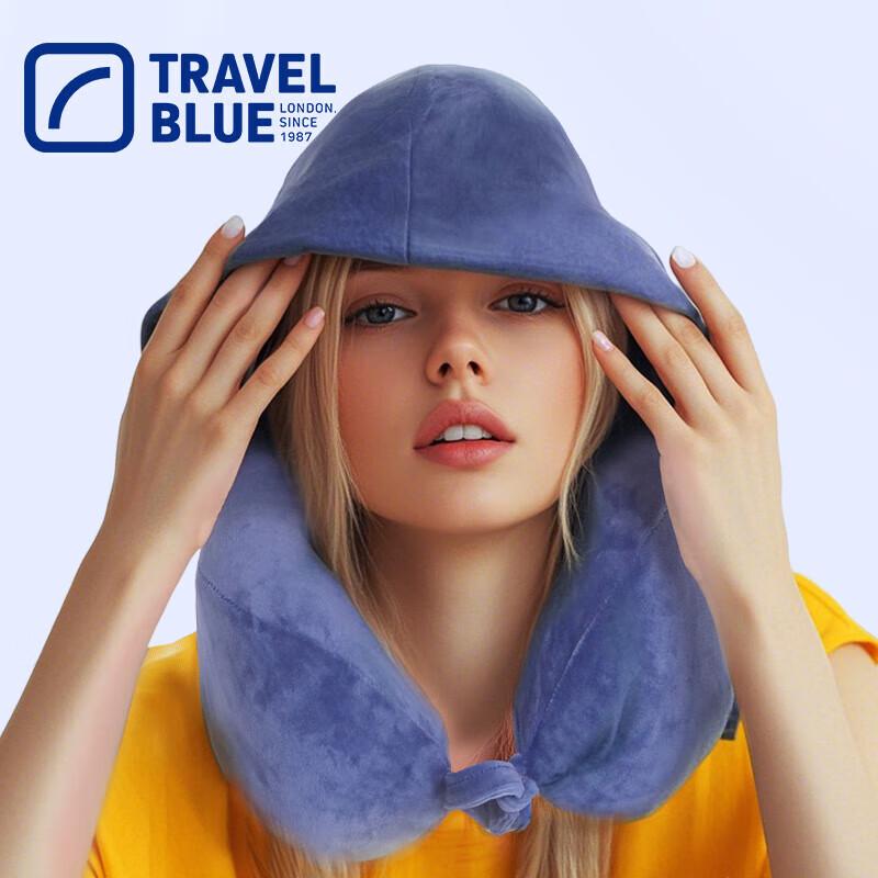 

TRAVELBLUE Memory Foam Hooded U-Shaped Travel Pillow