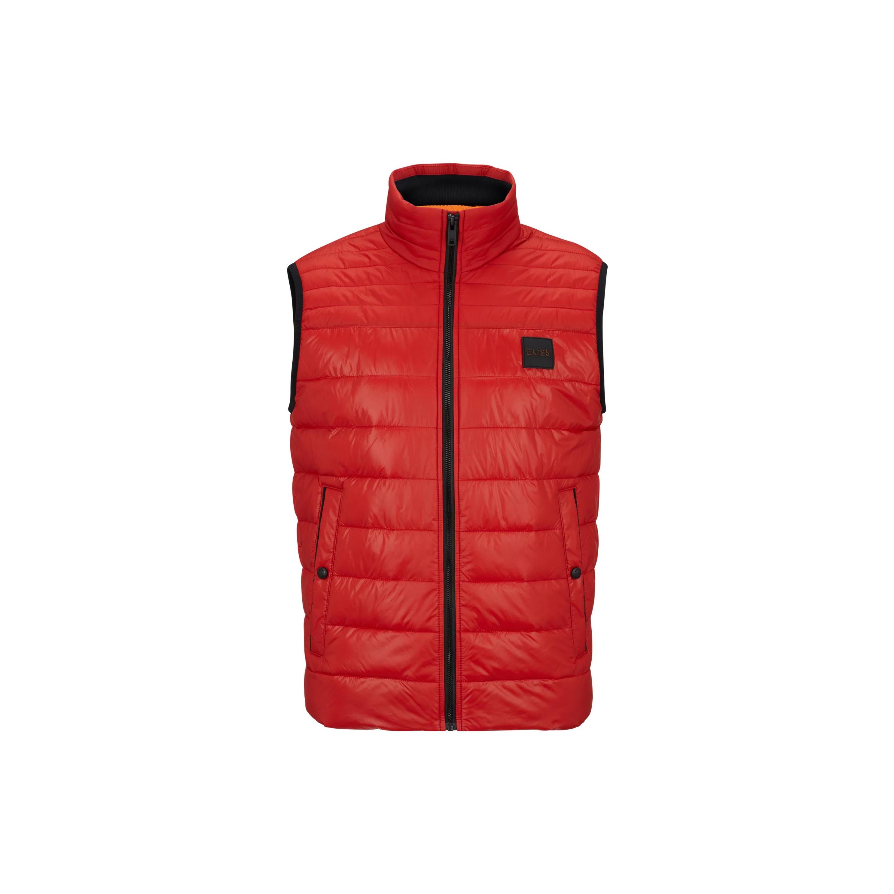 HUGO BOSS Vests Men`s Red Stand