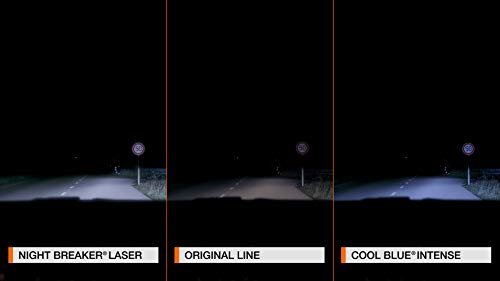 Osram COOL BLUE INTENSE H1 100% Brightness Up to 5000K Halogen Headlight Lamp LED Look Duo Box (2 Lights) 64150CBN-HCB