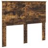 Bed Frame Smoked Oak 120 x 200 cm Solid Pine Wood