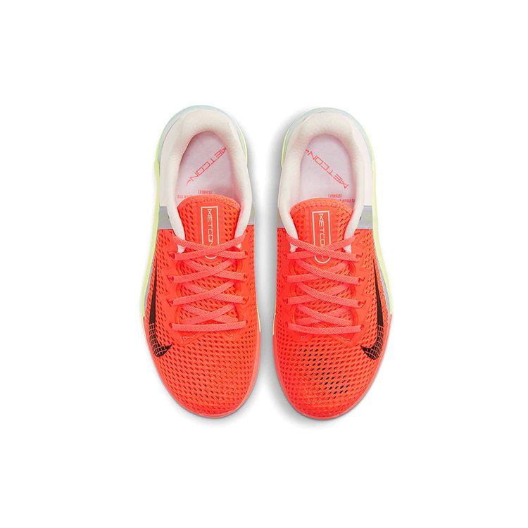 Nike Metcon 6 Bright Mango Light Zitron Women Sneakers Orange Barely-Green Dark-Smoke-Grey AT3160-800