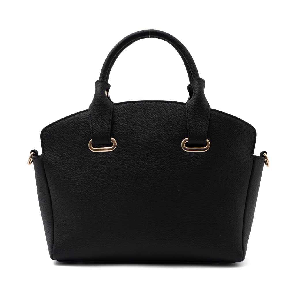 

VITAFELICE Genuine Leather Handbag for 2-Way Women, sib-20079n (Black) чорний