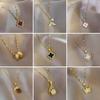 Korea Dongdaemun New Smart Shining Necklace Texture Simple Zircon Micro Inlaid Clavicle Chain