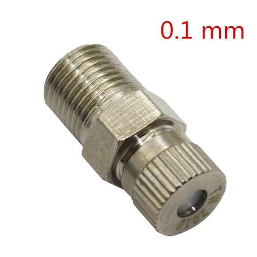 

0.1-0.6mm Atomization Nozzle Copper High-Pressure Mist Nozzle Garden Greenhouse Irrigation Fogging Cooling Sprinkler Head 5Pcs