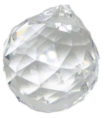 Yullymerry Suncatcher Accessory Parts, Clear Crystal Balls, 30mm, Set of 20