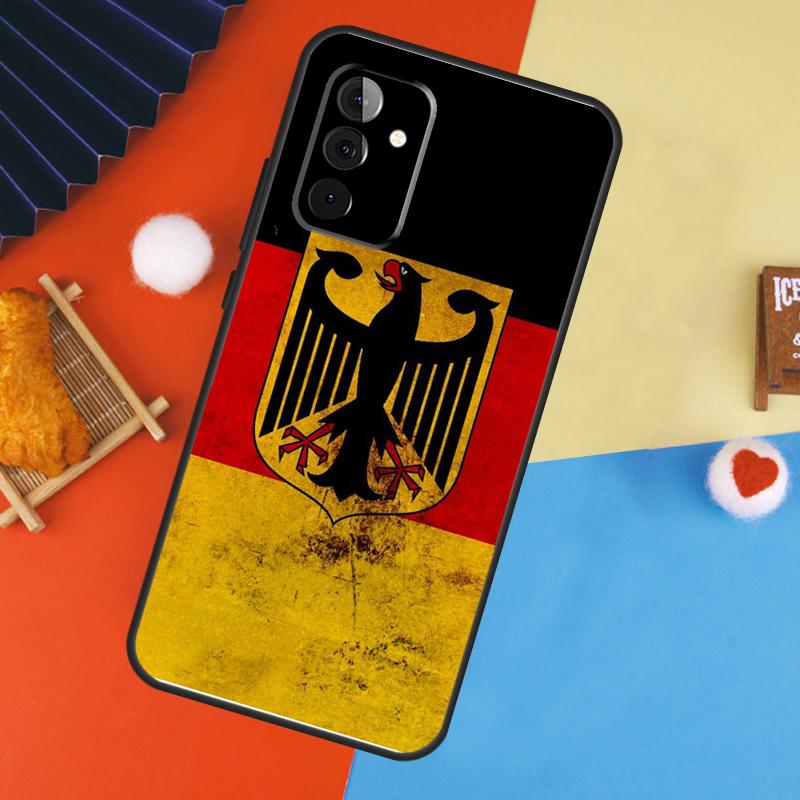 Germany Flag Banner Case For Samsung Galaxy A54 A34 A14 A55 A35 A33 A53 A13 A23 A17 A06 A16 A56 A36 A52 A32 A15