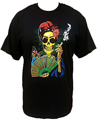 Dia De Los Muertos Mens Skelton T-Shirt S