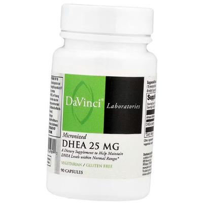Déhydroépiandrostérone micronisée, DHEA micronisée 25, DaVinci Laboratories  90 gélules (72696001)