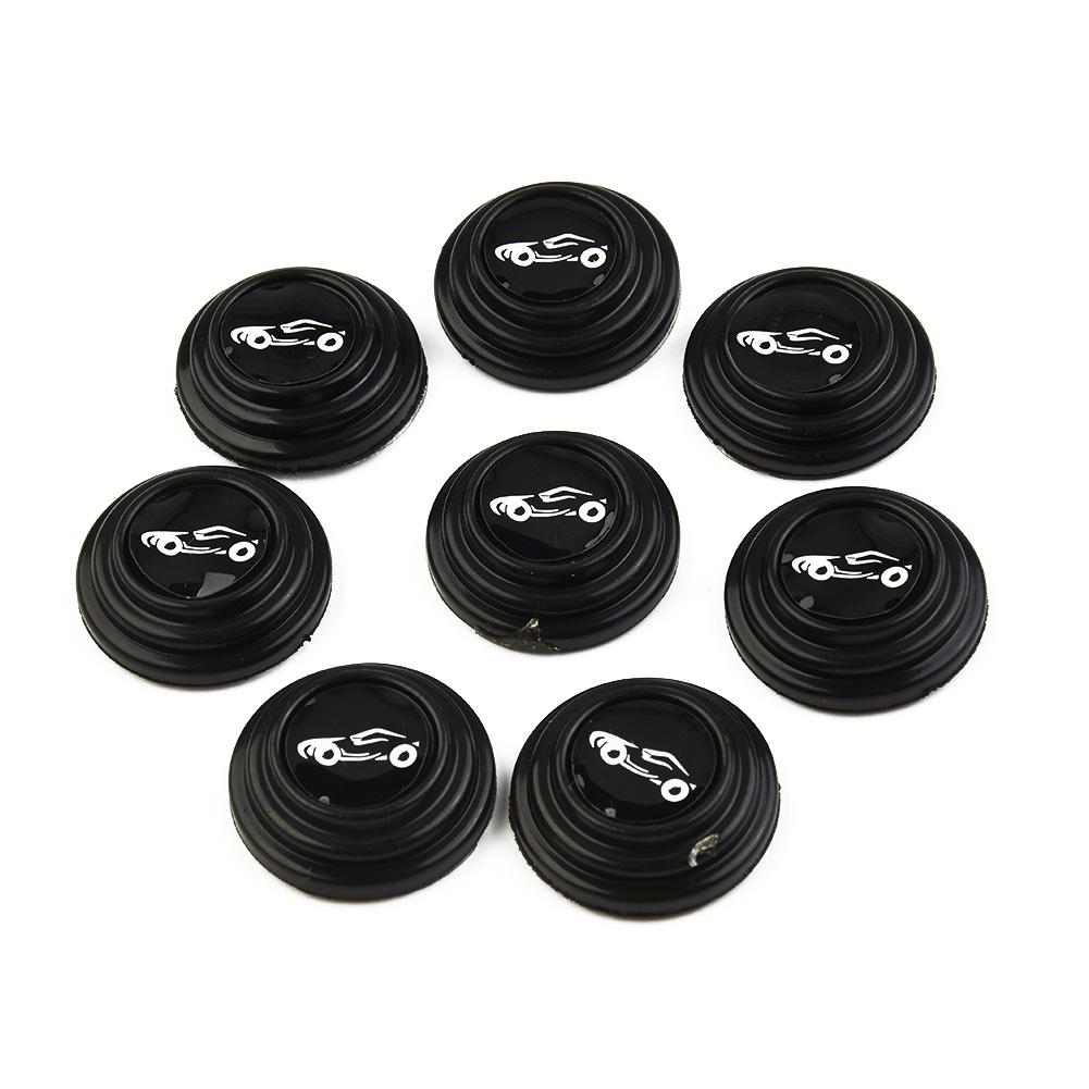 Door Anti-Collision Pad 12 PCS 2.8cm/1.10 Inch Black