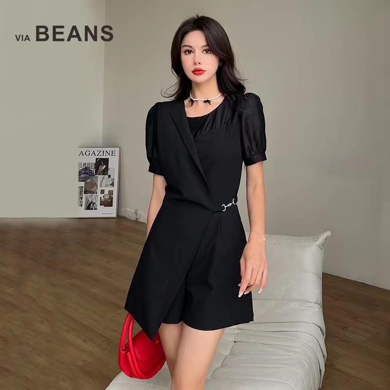 

VIABEANS Женский комбинезон с круглым вырезом и брюки, украшенные цепочкой