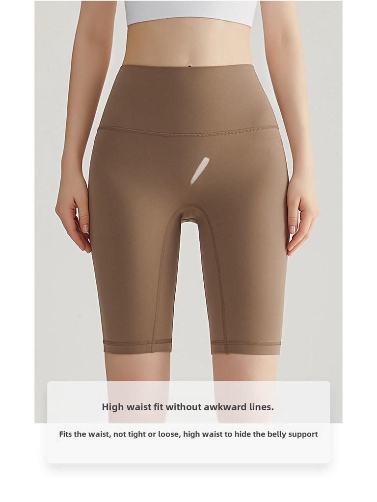 High-Waist Hip-Lifting Yoga Shorts for Women - Prevents Summer Mishaps, Perfect for Cycling and Fitness