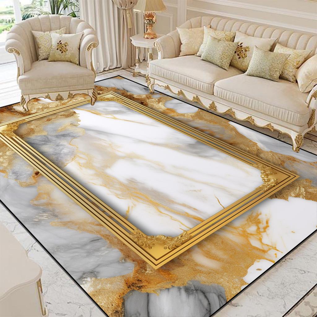 Χαλί Μεγάλης Επιφάνειας Σαλονιού Πολυτελούς Στυλ Διακόσμηση Δωματίου Σπιτιού Πατάκια Δαπέδου Σαλόνι Καναπές Καφέ Αντιολισθητικό Χαλί Υπνοδωματίου Γκαρνταρόμπας Πλενόμενο