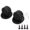 Pair Car Mini Tweeters Audio Speakers 101dB 5‑20KHz Silk Dome Black Universal with Screws
