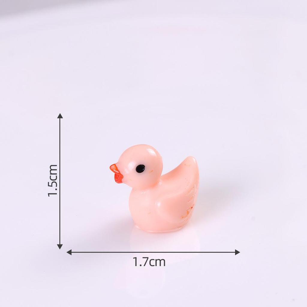 Pryskyřičná svítící kachna DIY komponenty pro šperky a vlasové doplňky