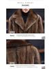 Men's Thick Medium Long Imitation Mink Fur Coat for Autumn/Winter