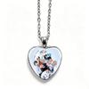 1Pc Stray Kids Heart Time Gem Necklace, K-pop Boy Group Fan Support Sweater Chain