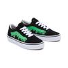 Vans Old Skool Casual Trendy Durable Low-Top Kids Skate Shoes Kids Sneaker Black Green VN0005WVYJ7