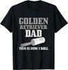 Funny Golden Retriever Dad Tshirt 100 Cotton Oneck Short Sleeve Summer Casual Unisexs Tshirt Streetwear