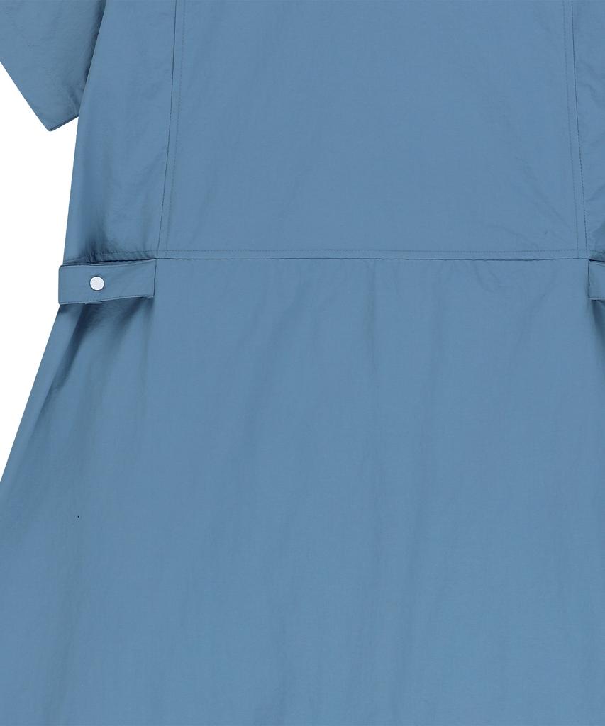 Off Grid Og Nylon Shirt Dress - Dark Blue