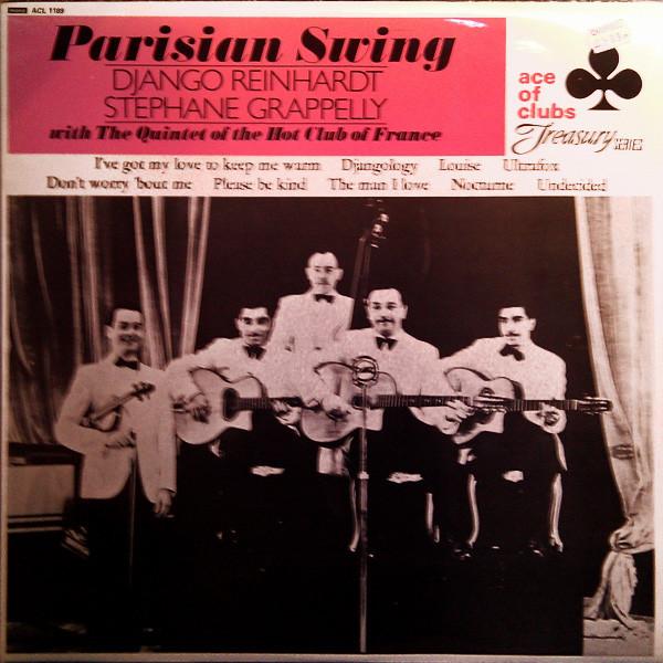 LP Record DJANGO REINHARDT / STÉPHANE GRAPPEL - Parisian Swing ACL1189 Ace Of Clubs 1965 UK Jazz Used