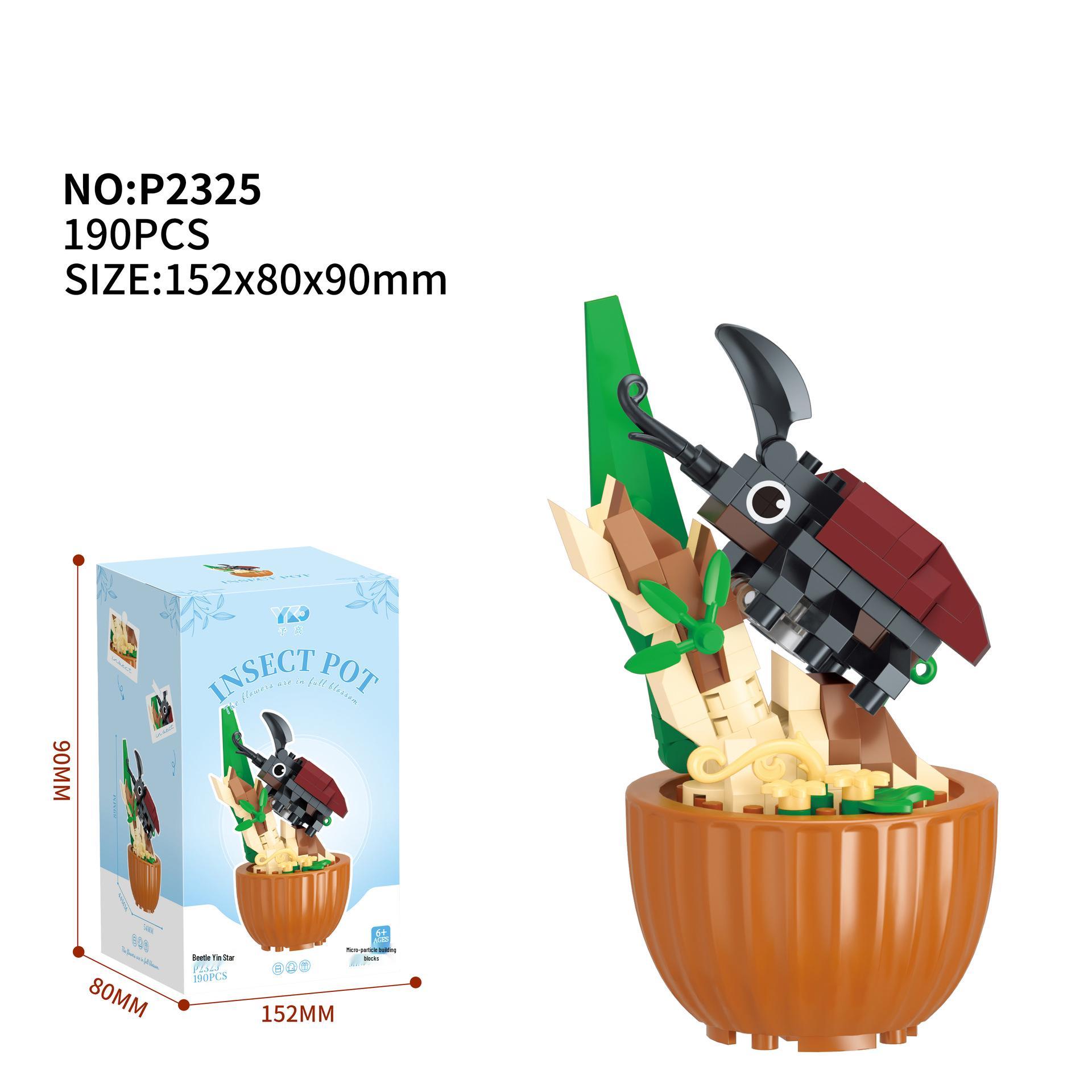 

Забавные горшечные цветы из строительных блоков - Милые растительные украшения, совместимые с LEGO, Идеально подходят для подарков