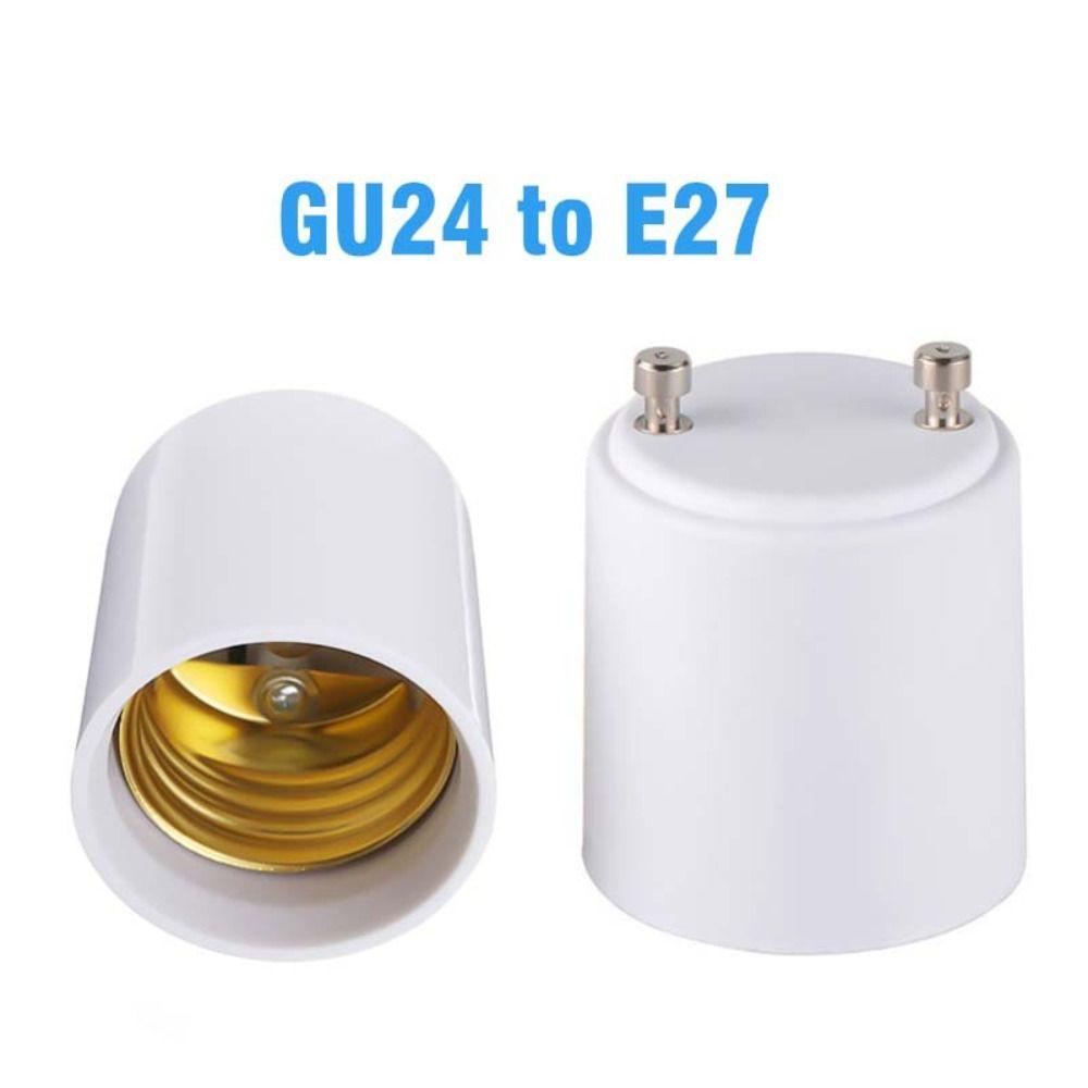 

GU24 to E27 Led Lamp Base Screw Bulb Socket Adapter High Quality Lamp Holder Converter Home