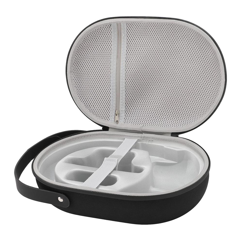 Carrying Case for Vision Pro EVA Water Resistant Shockproof Portable VR Headset Organizer Bag for Tr
