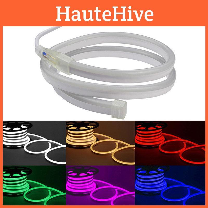 Vibrant Rgb Led Neon Light Strip Ip65 Waterproof With 120 Leds Per Meter For Stunning Decor