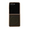 The New Carbon Fiber Is Suitable for Samsung ZFlip7 Folding Screen Mobile Phone Case ZFlip6 Magnetic Suction 5TPU4 Anti-drop 3 Case