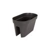 ARTEVASI Balcony Planter CAPRI - Anthracite Grey - 30 X 60 X H 30 Cm - 26.8L