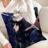 JJujutsu Anime Selfadhesive Pillowcase Toon Gift Cushion Cover Bedroom Home Sofa Chair Seat Decor Pillow Case
