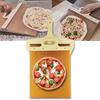 Pelle à pizza coulissante créative en bois, Pelle à pizza multi-usages de très grande taille avec option de toile cirée de remplacement
