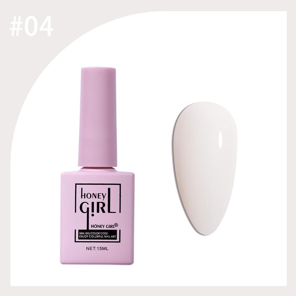 HONEYGIRL 36-Color Skin Tone Nail Polish Set - Blush, Nude, Pink Shades for Trendy Nails