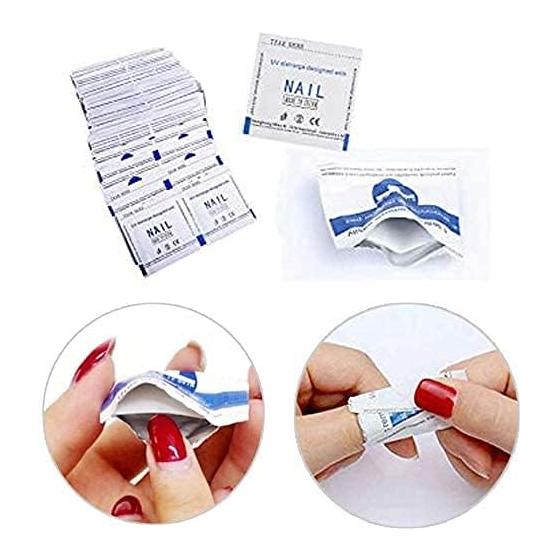 Chimoto Easy Гелевый Сниматель для Ногтей 100 шт. Ватные Диски для Снятия Гель-лака Сниматель Гель-лака