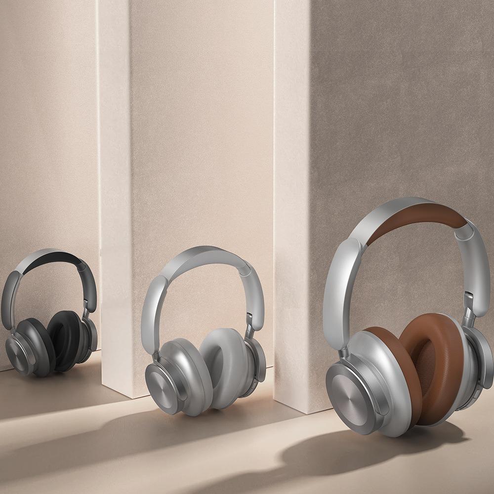 Active Noise-Canceling Over-Ear Bluetooth Headphones with Customizable ANC