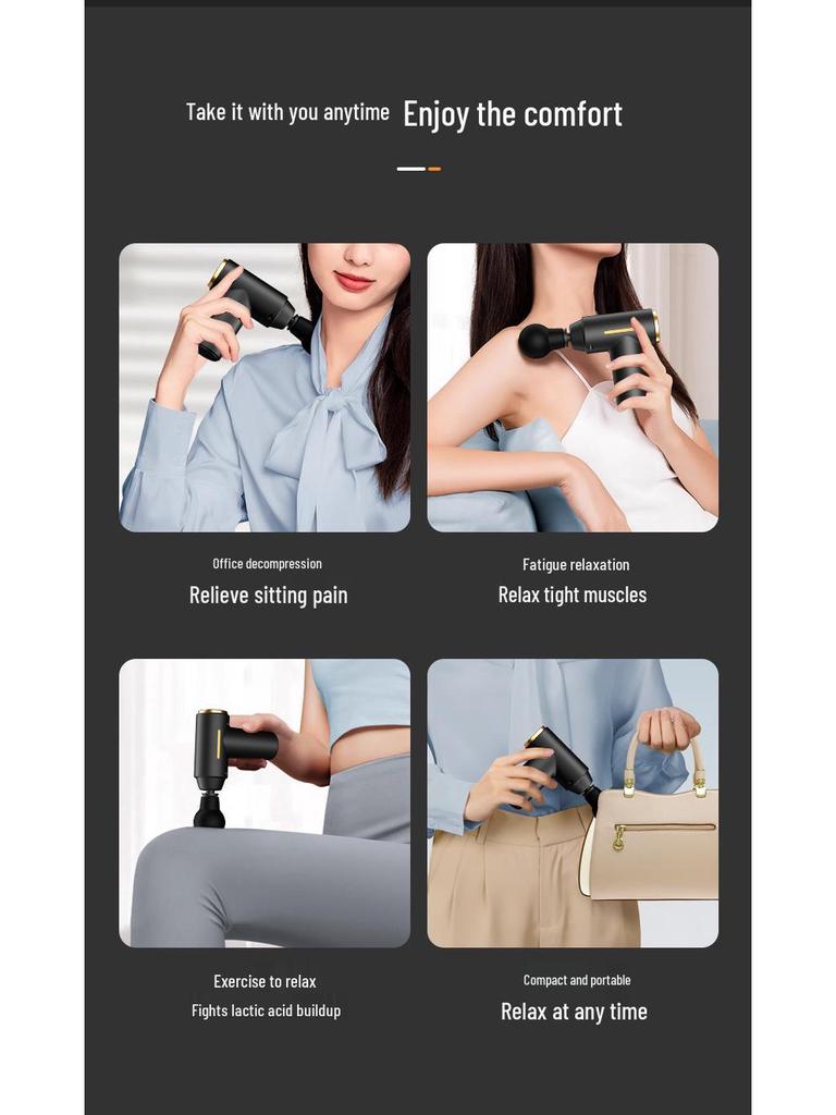 Neck and Full Body Portable Vibration Massage Gun