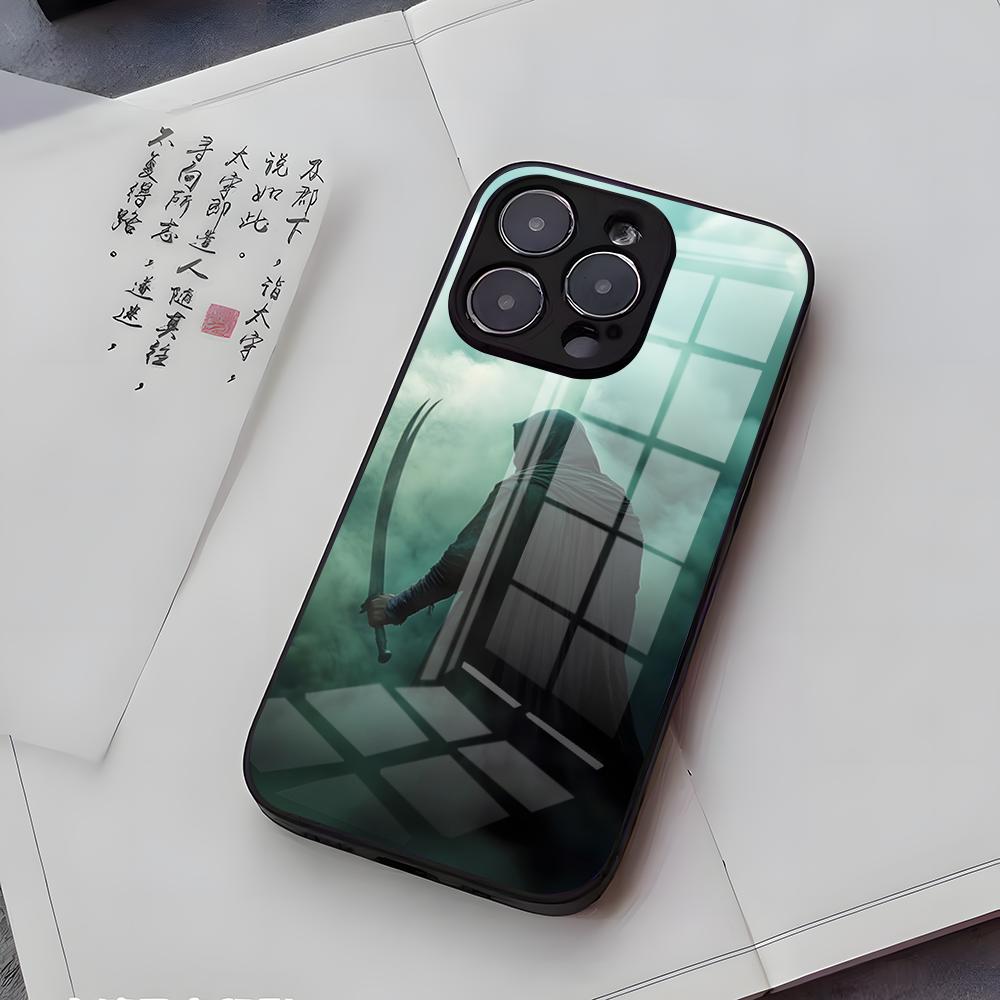 

Imam Hussain Shia Ali Phone Case For IPhone 17 Air 16 E Pro Max 15 14 13 Mini 12 Pro 11 Max Plus Black Glass Cover iPhone 14 Plus